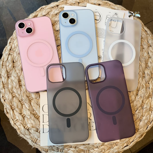 Ultra-Thin Magnetic Frosted Phone Case for iPhone Series